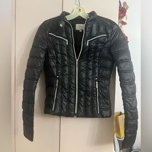 Laundry By Shelli Segal Black Quilted Puffer Jacket